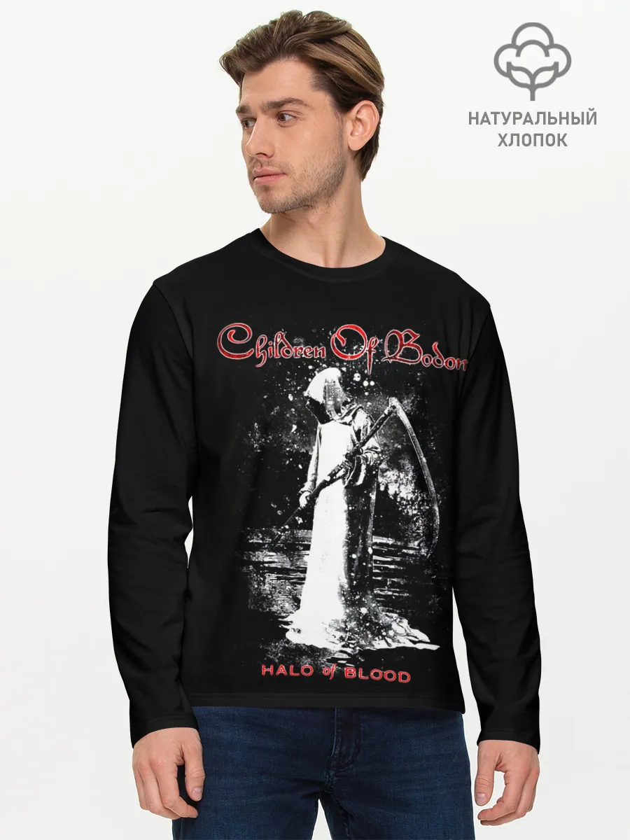 Мужской лонгслив базовый / Children of Bodom 7