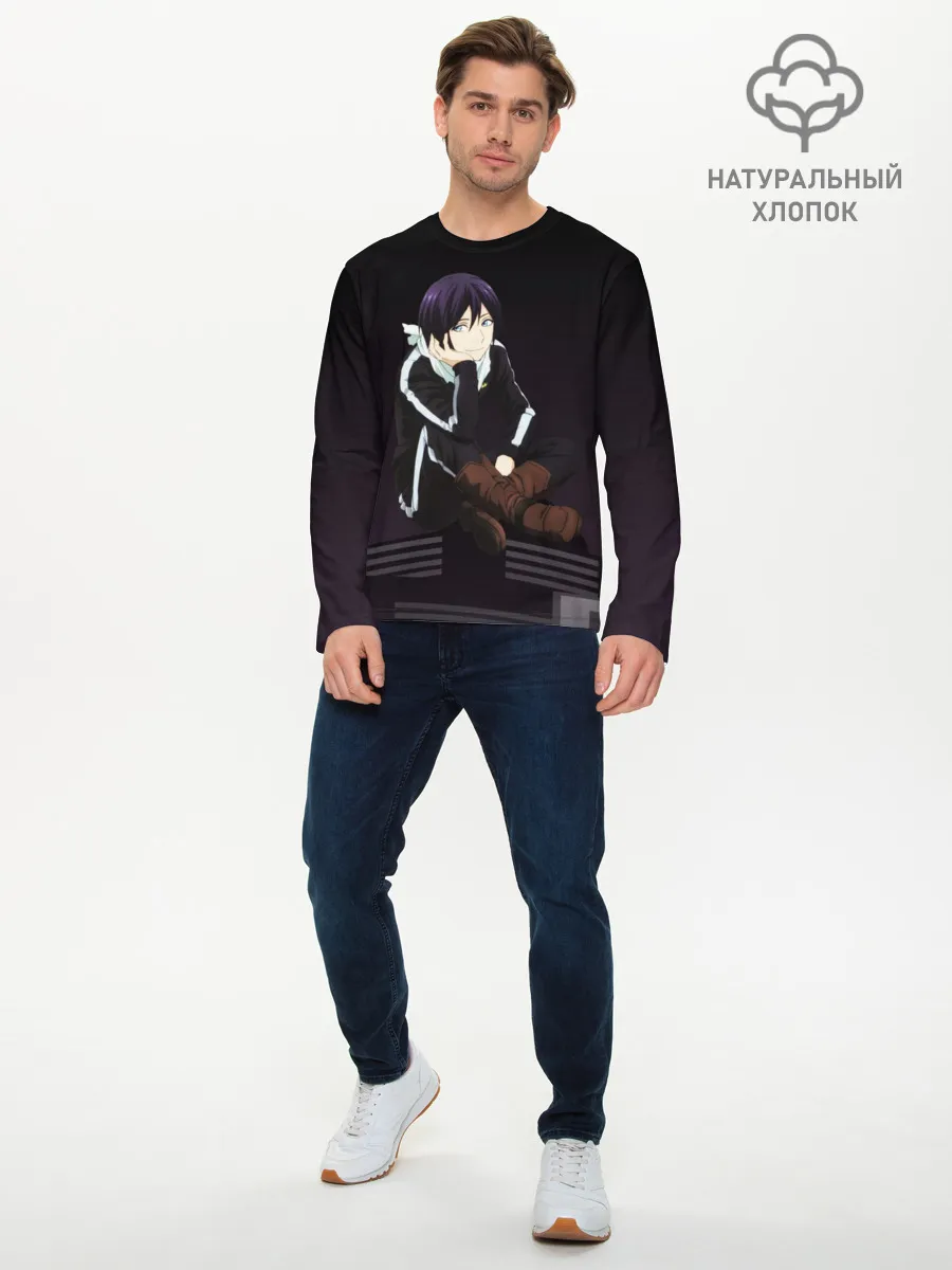 Мужской лонгслив базовый / Ято. Бездомный Бог