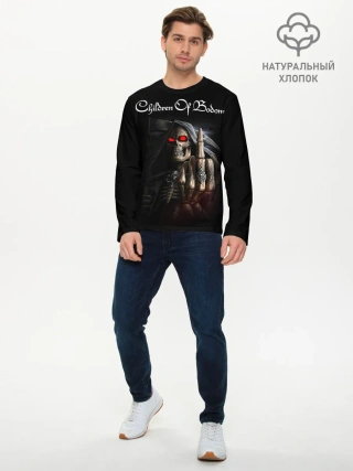 Мужской лонгслив базовый / Children of Bodom 9