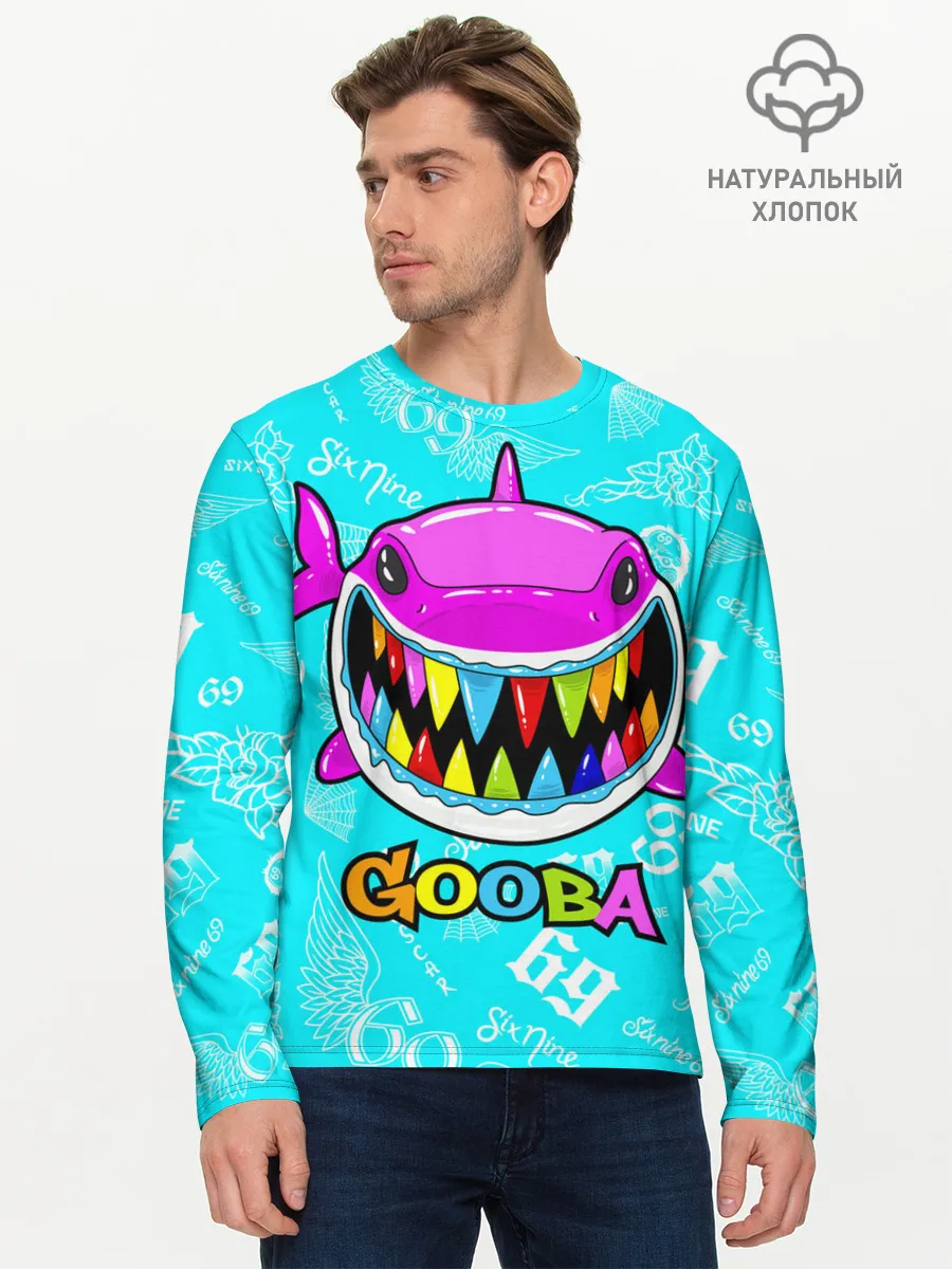Мужской лонгслив базовый / 6IX9INE GOOBA