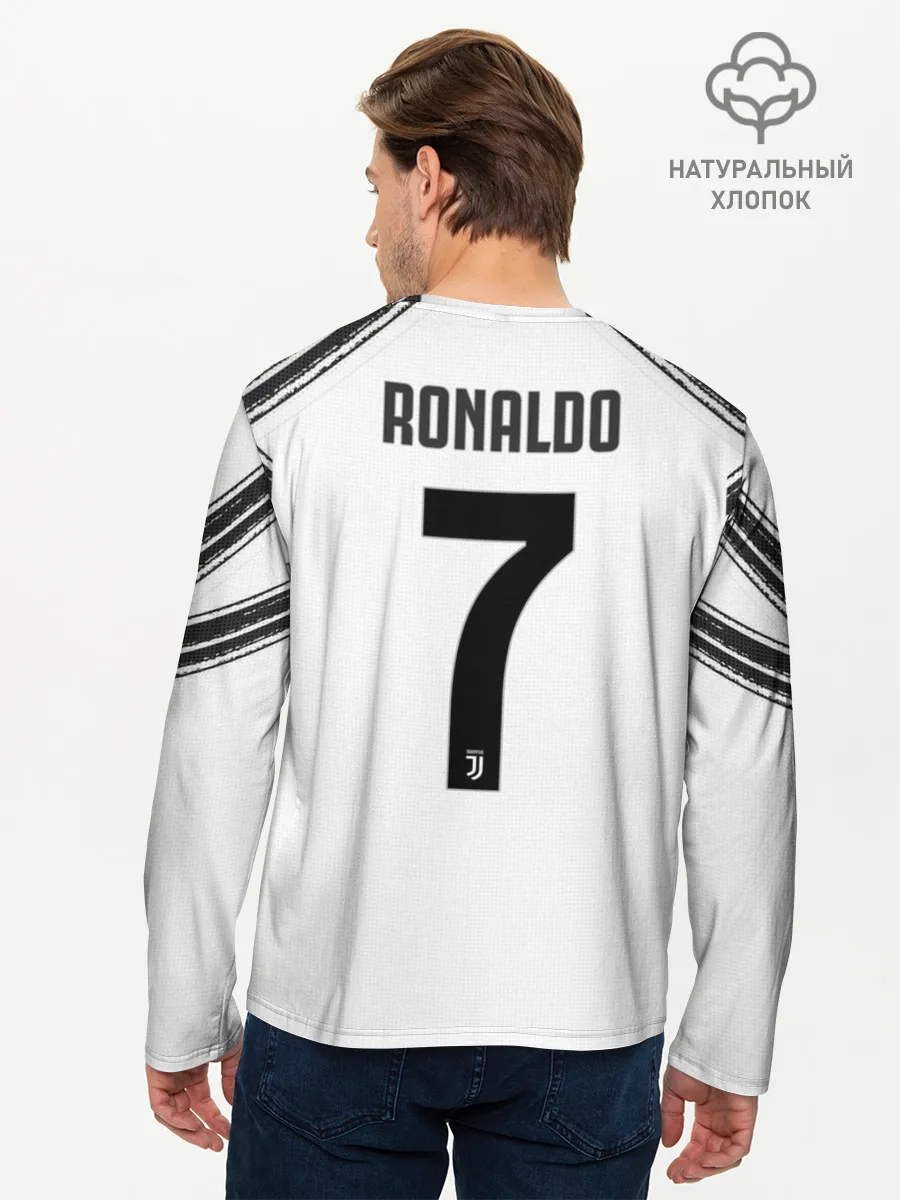 Мужской лонгслив базовый / Ronaldo home 20-21