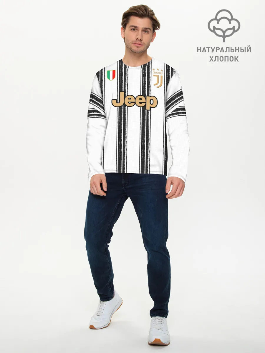 Мужской лонгслив базовый / Ronaldo home 20-21