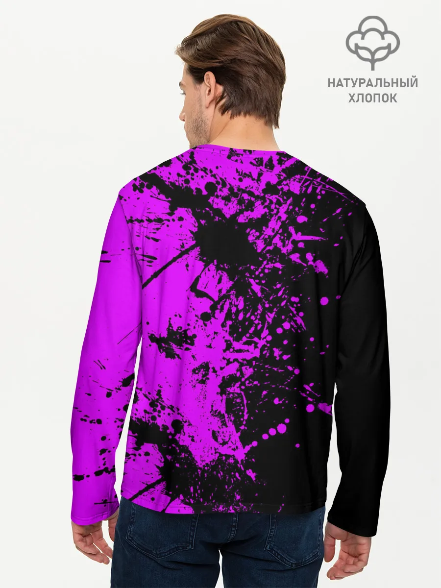 Мужской лонгслив базовый / Чёрная магия