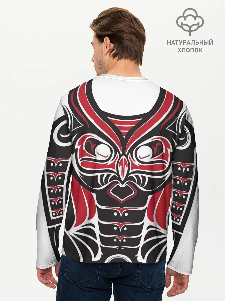 Мужской лонгслив базовый / Птица