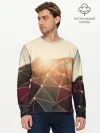 Мужской лонгслив базовый / ABSTRACT DIGITAL