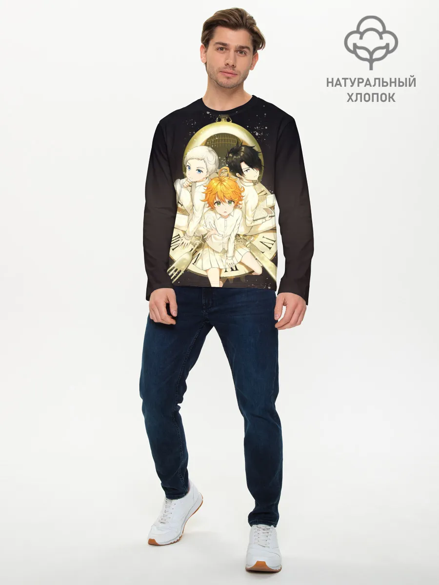 Мужской лонгслив базовый / Обещанный Неверленд