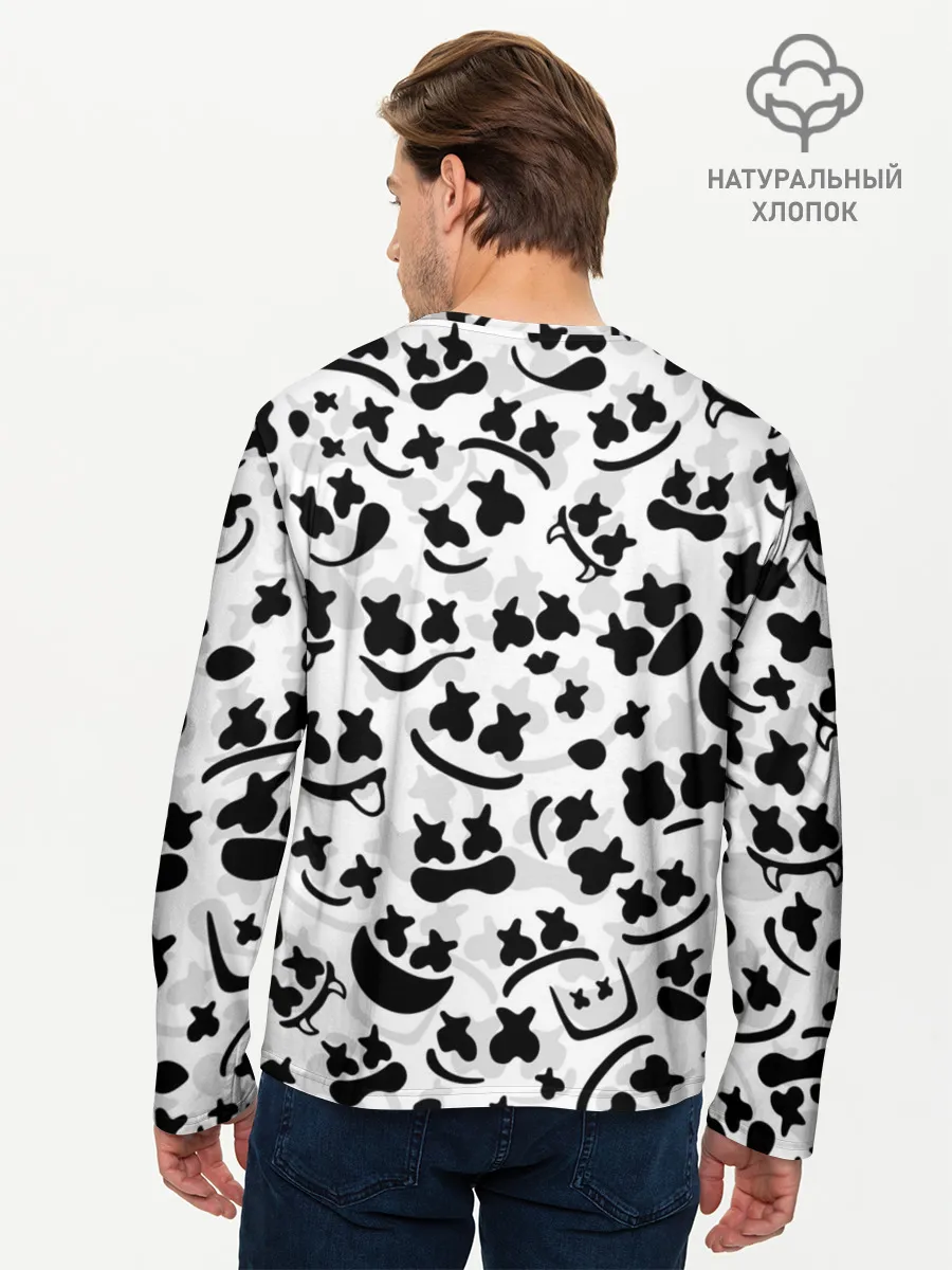 Мужской лонгслив базовый / MARSHMELLO FACE