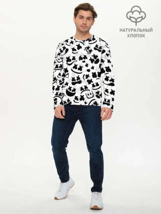 Мужской лонгслив базовый / MARSHMELLO FACE
