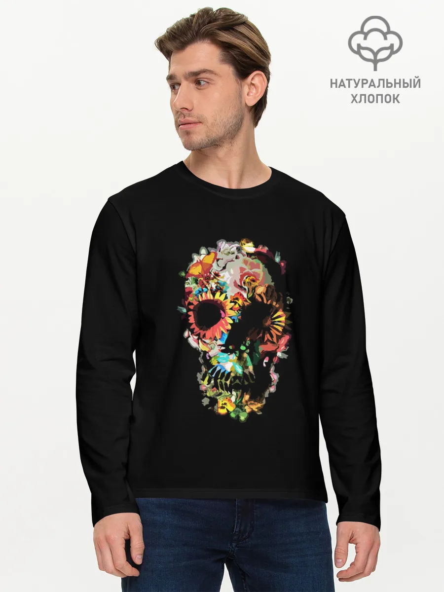 Мужской лонгслив базовый / Color