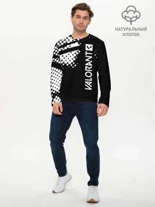 Мужской лонгслив базовый / Valorant