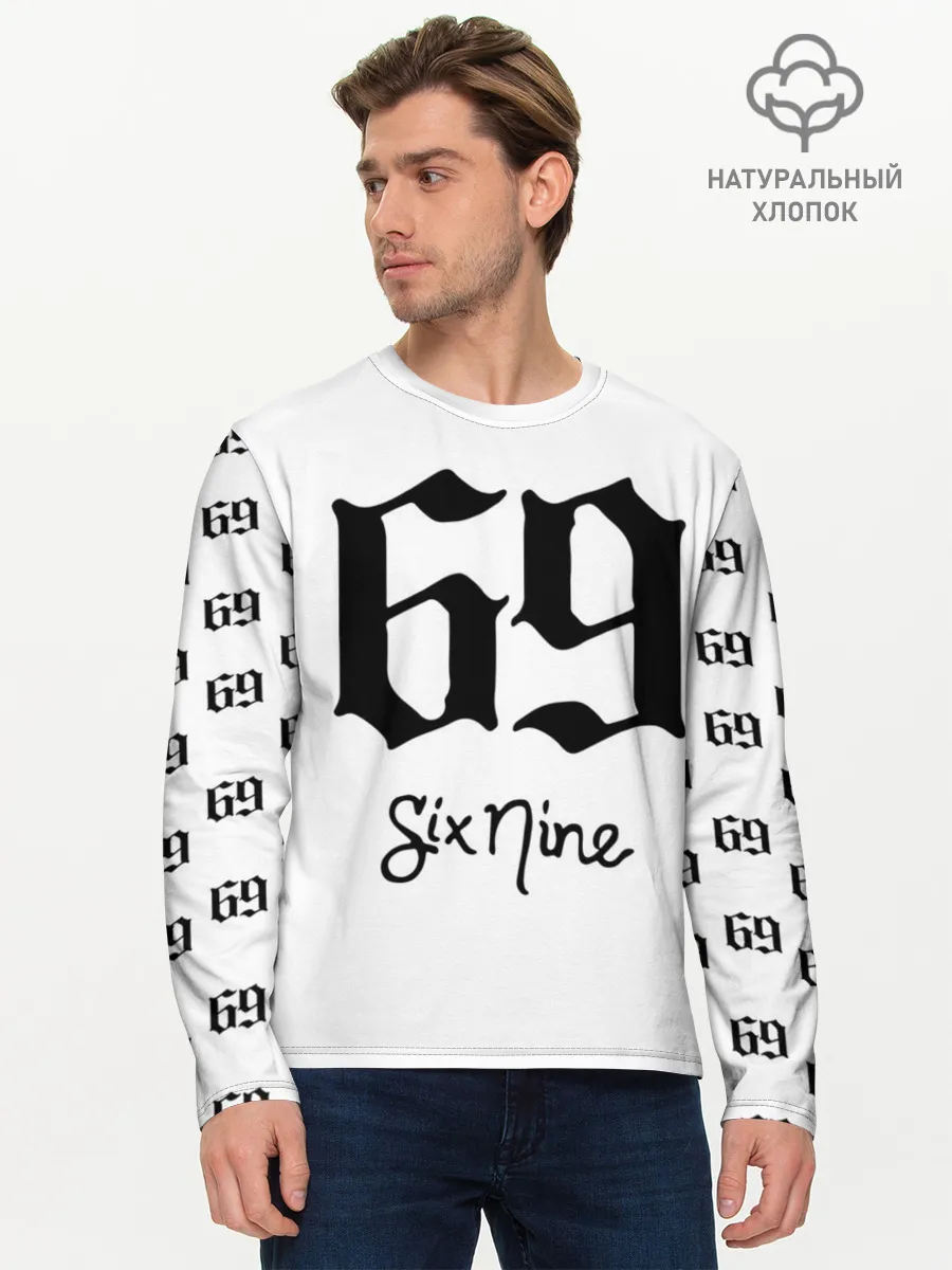 Мужской лонгслив базовый / 6ix9ine Tekashi