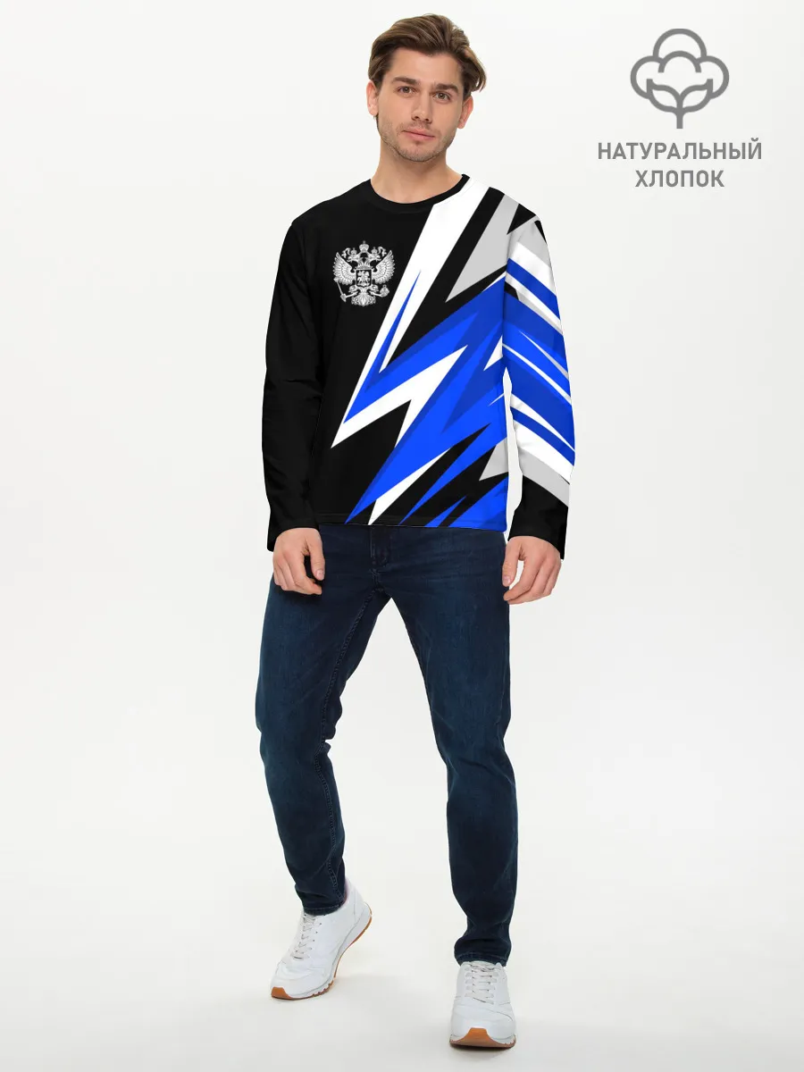 Мужской лонгслив базовый / Россия