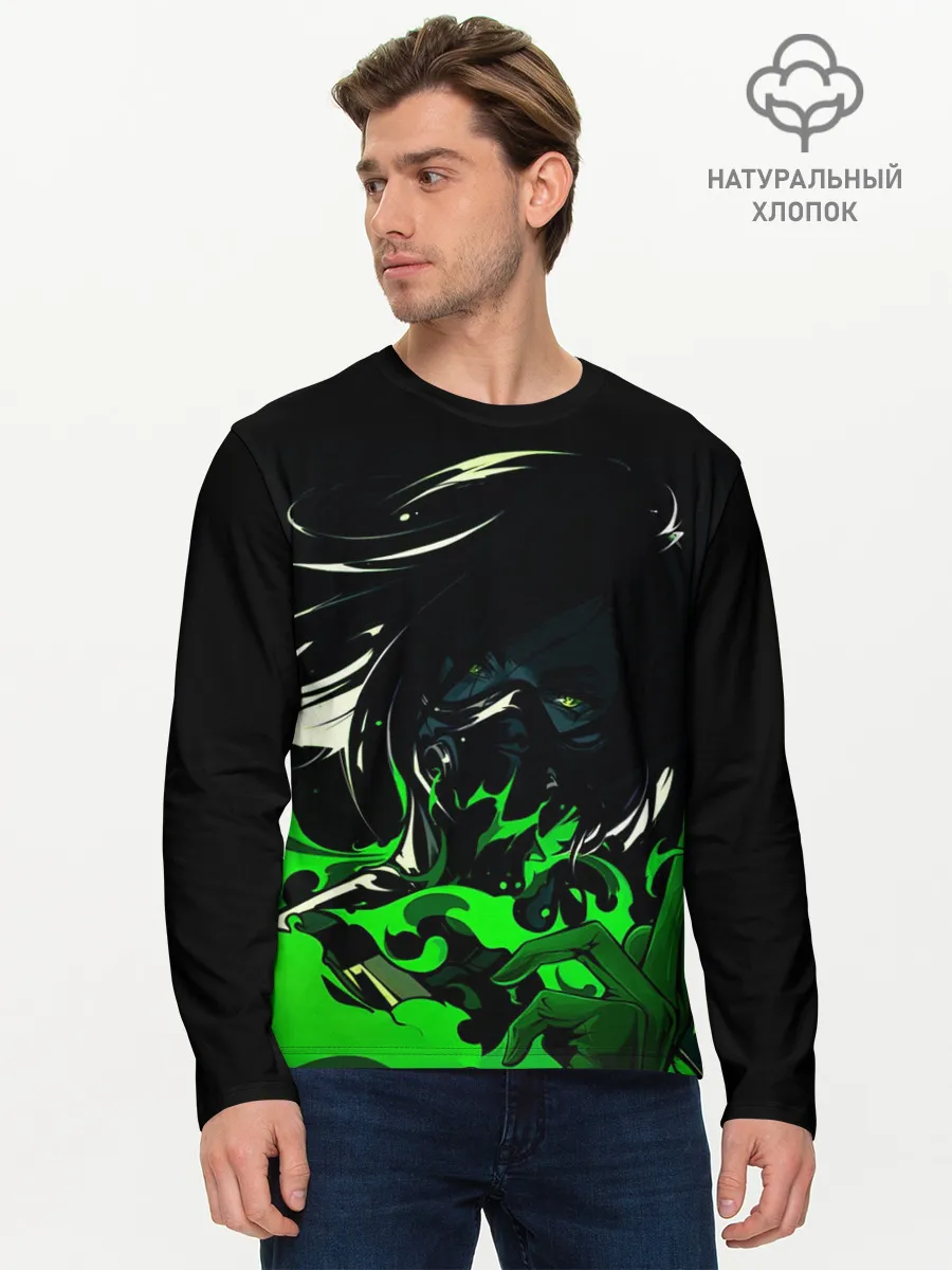 Мужской лонгслив базовый / VALORANT VIPER