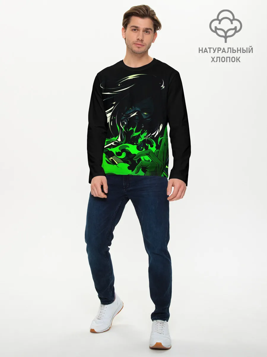 Мужской лонгслив базовый / VALORANT VIPER