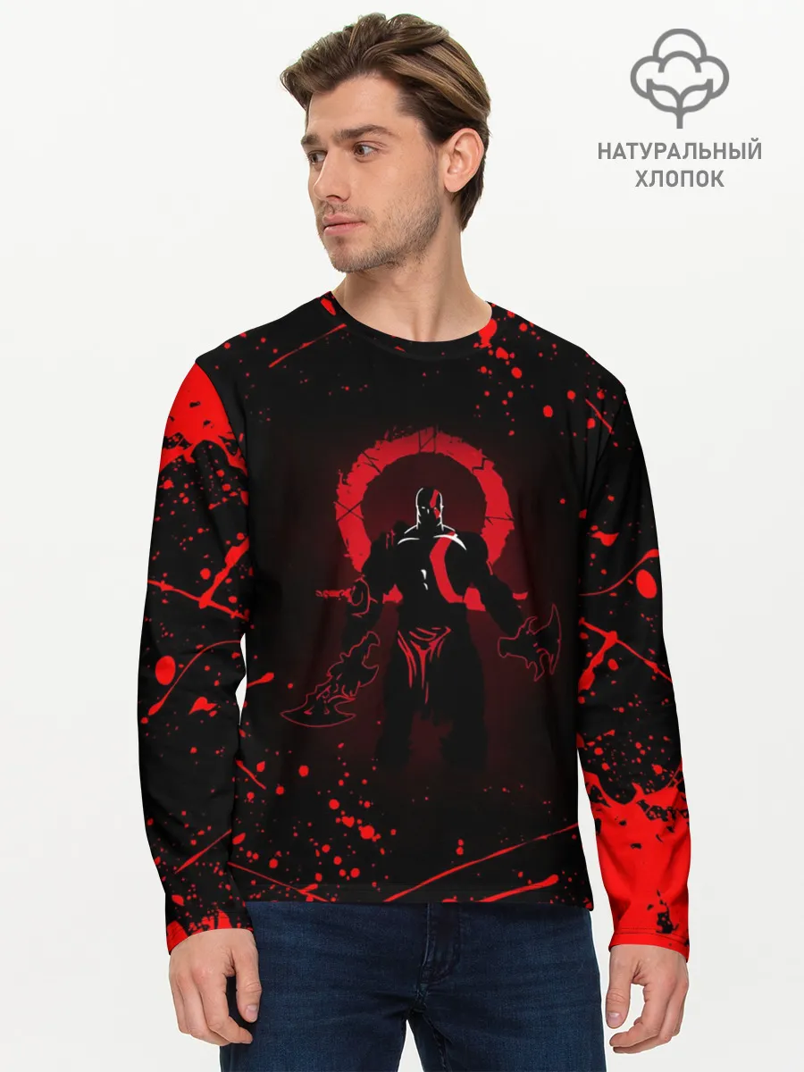 Мужской лонгслив базовый / GOD OF WAR