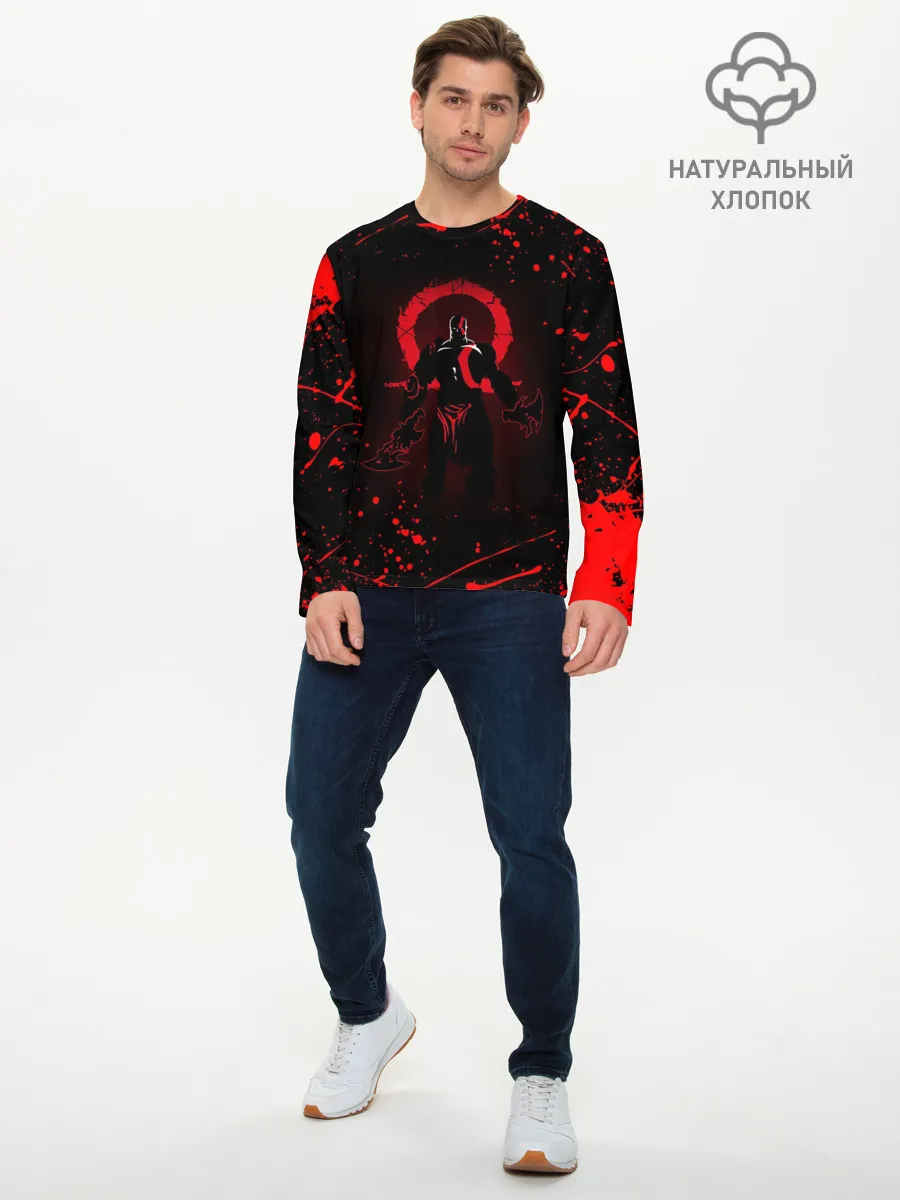 Мужской лонгслив базовый / GOD OF WAR