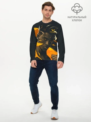 Мужской лонгслив базовый / VALORANT PHOENIX