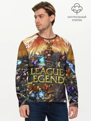 Мужской лонгслив базовый / League of Legends