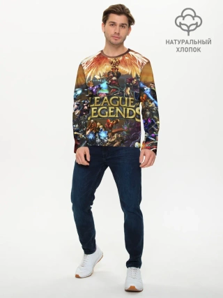 Мужской лонгслив базовый / League of Legends