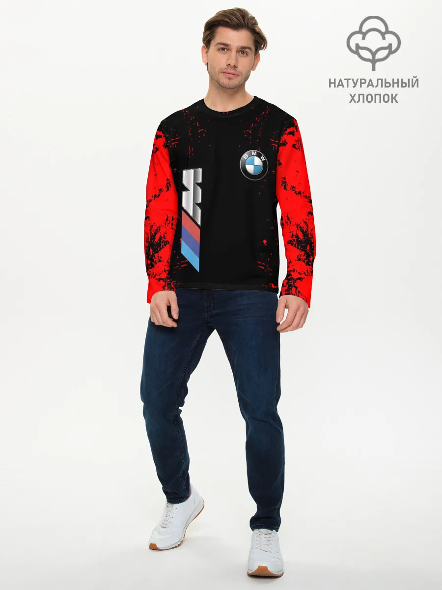 Мужской лонгслив базовый / BMW