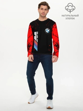 Мужской лонгслив базовый / BMW