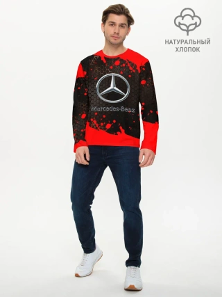 Мужской лонгслив базовый / МЕРСЕДЕС