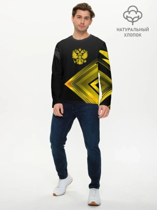 Мужской лонгслив базовый / Россия