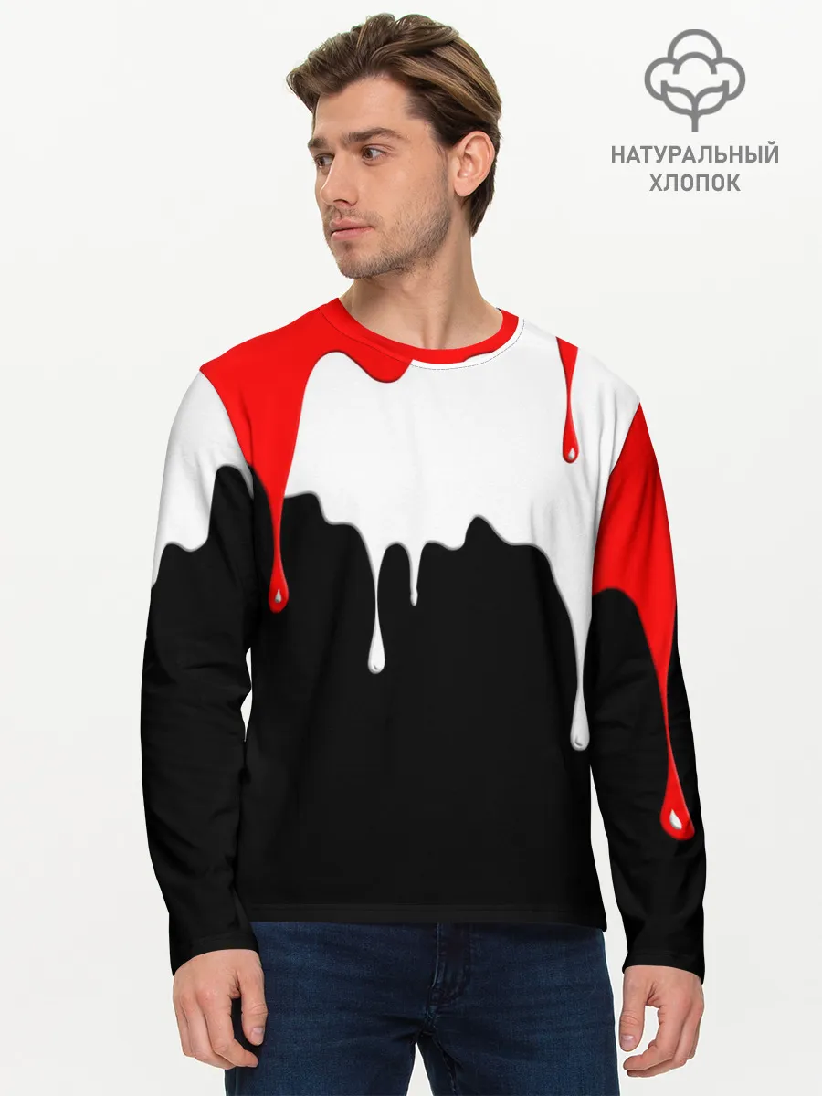 Мужской лонгслив базовый / ПОДТЁКИ.