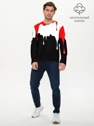 Мужской лонгслив базовый / ПОДТЁКИ.