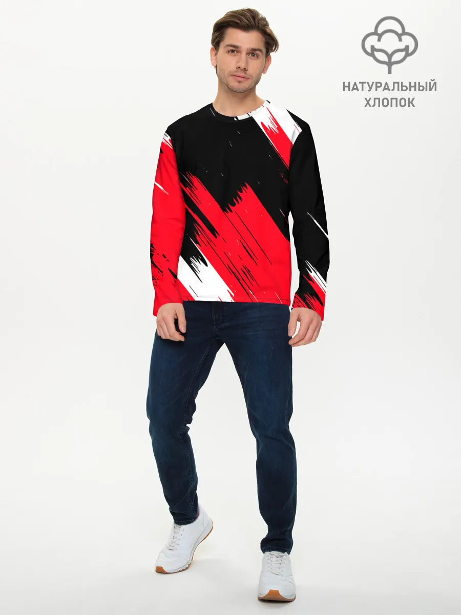 Мужской лонгслив базовый / ТЕКСТУРА.