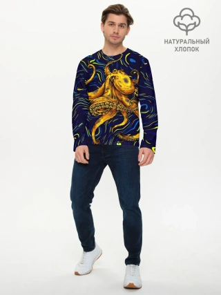 Мужской лонгслив базовый / Через тернии к звёздам