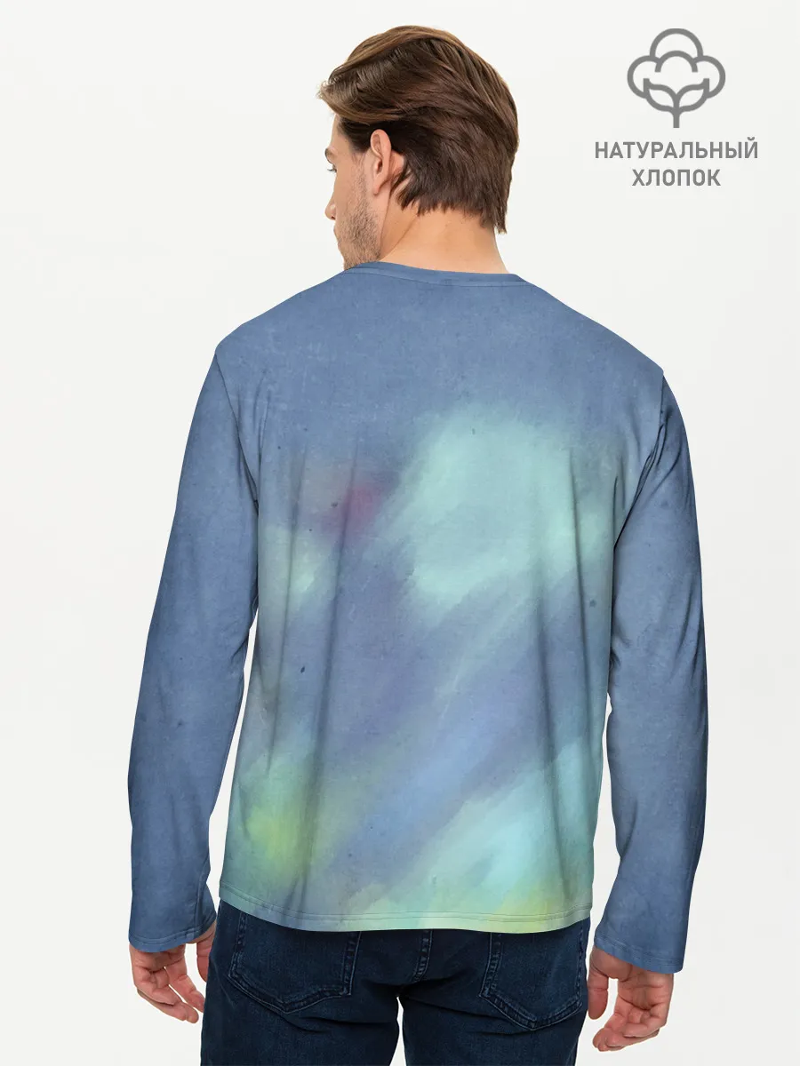 Мужской лонгслив базовый / Клоун Багги