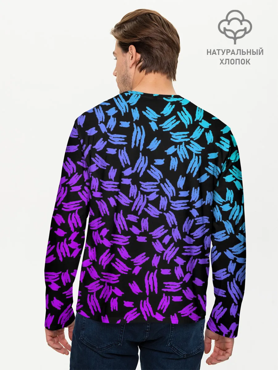 Мужской лонгслив базовый / PATTERN MONSTER ENERGY