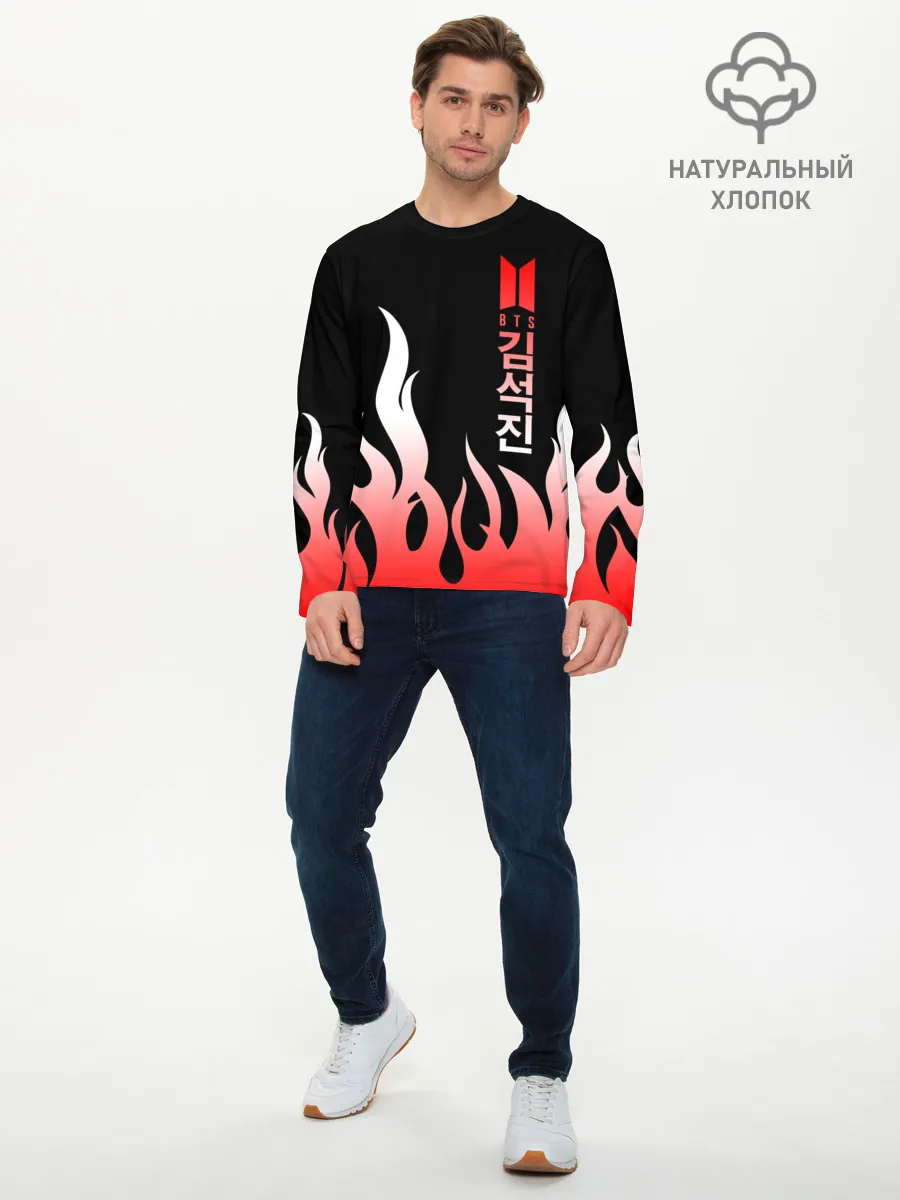 Мужской лонгслив базовый / BTS