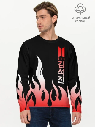 Мужской лонгслив базовый / BTS