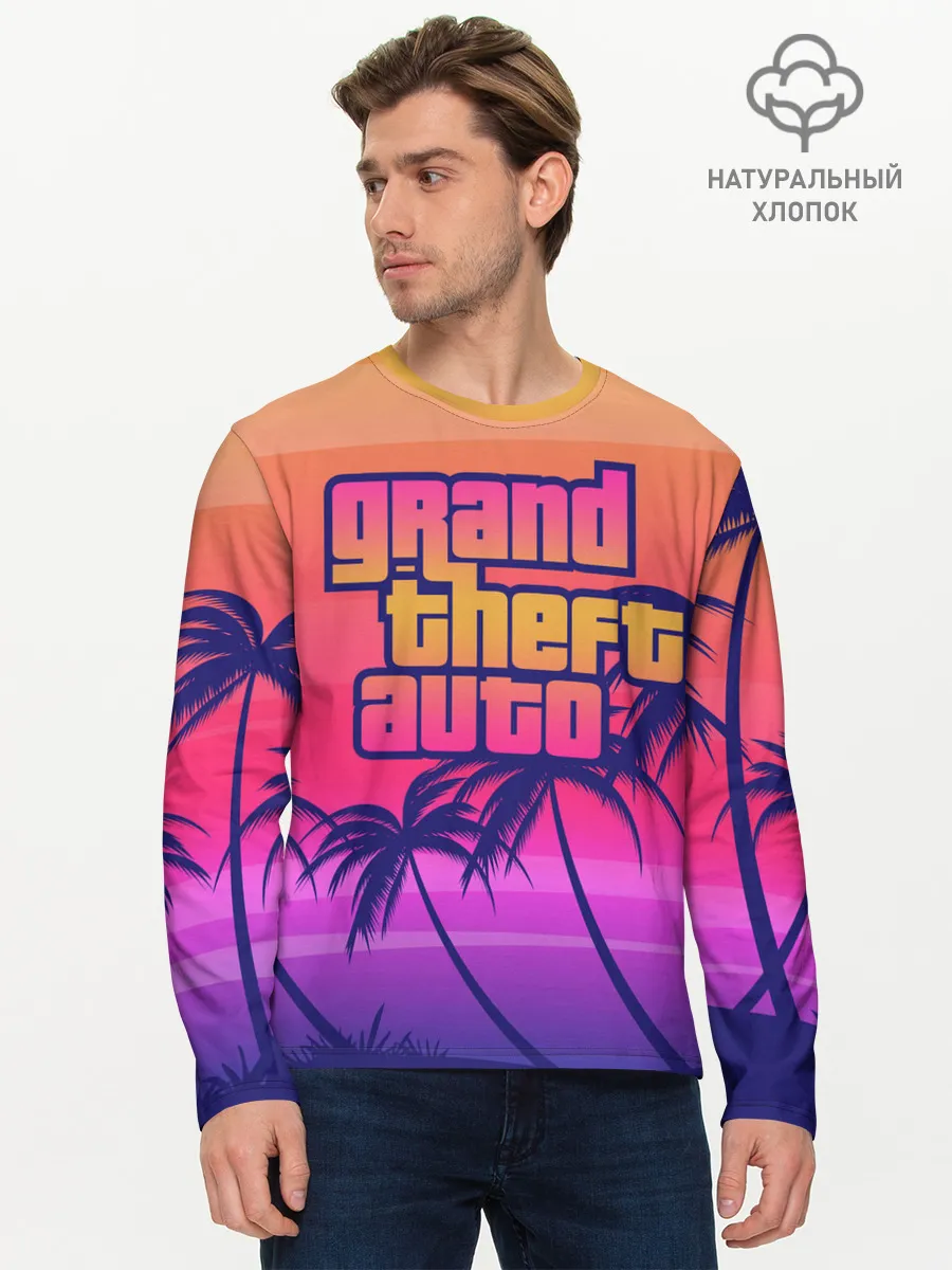 Мужской лонгслив базовый / GTA