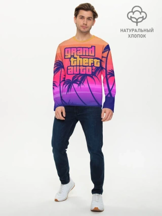 Мужской лонгслив базовый / GTA