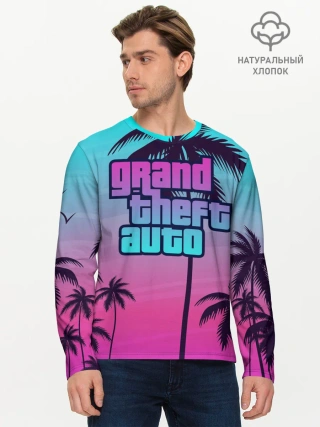 Мужской лонгслив базовый / GTA