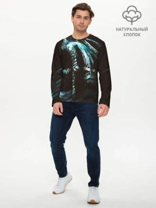 Мужской лонгслив базовый / Dark Souls 3 Artorias art