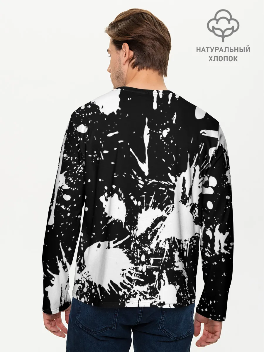 Мужской лонгслив базовый / ABSTRACT