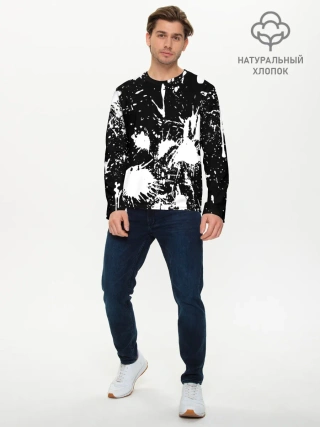 Мужской лонгслив базовый / ABSTRACT