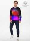 Мужской лонгслив базовый / WAVES COLOR