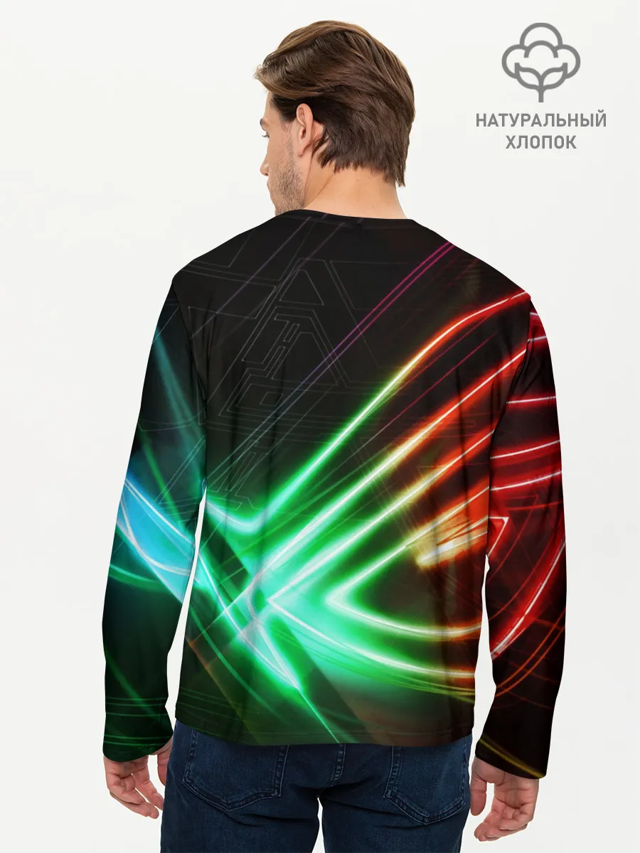 Мужской лонгслив базовый / Valorant | Neon
