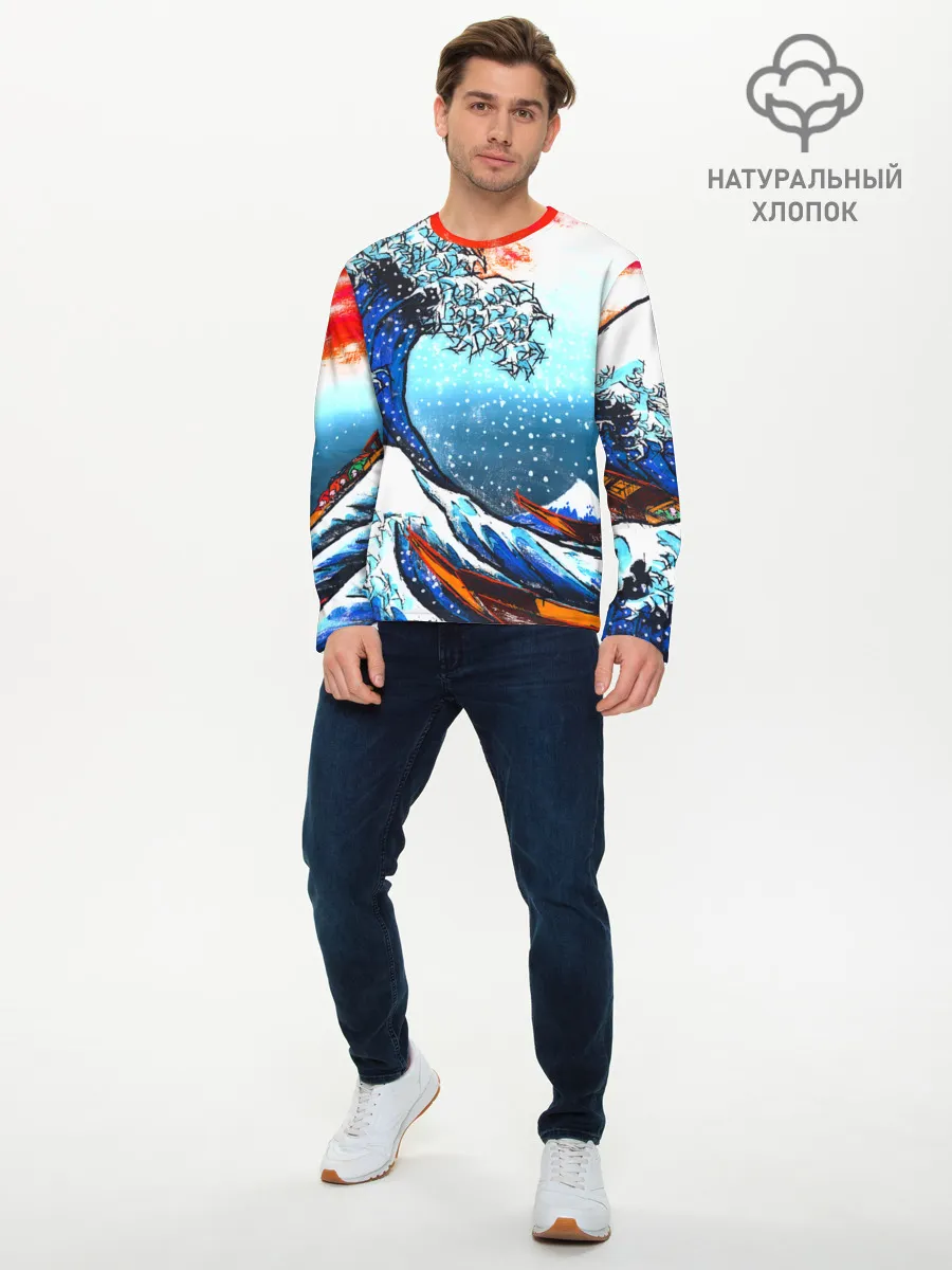 Мужской лонгслив базовый / Ghost of Tsushima.