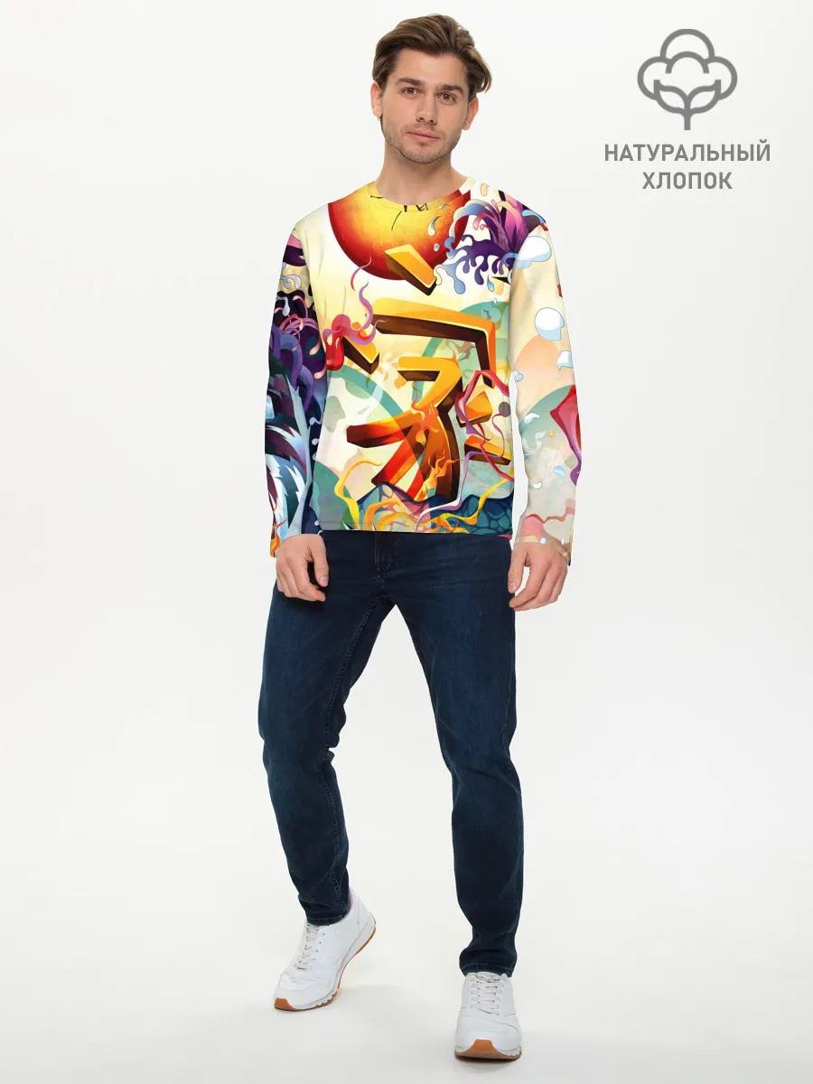 Мужской лонгслив базовый / Dsquared tatoo