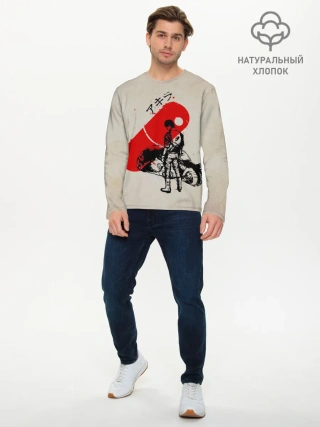 Мужской лонгслив базовый / Ink