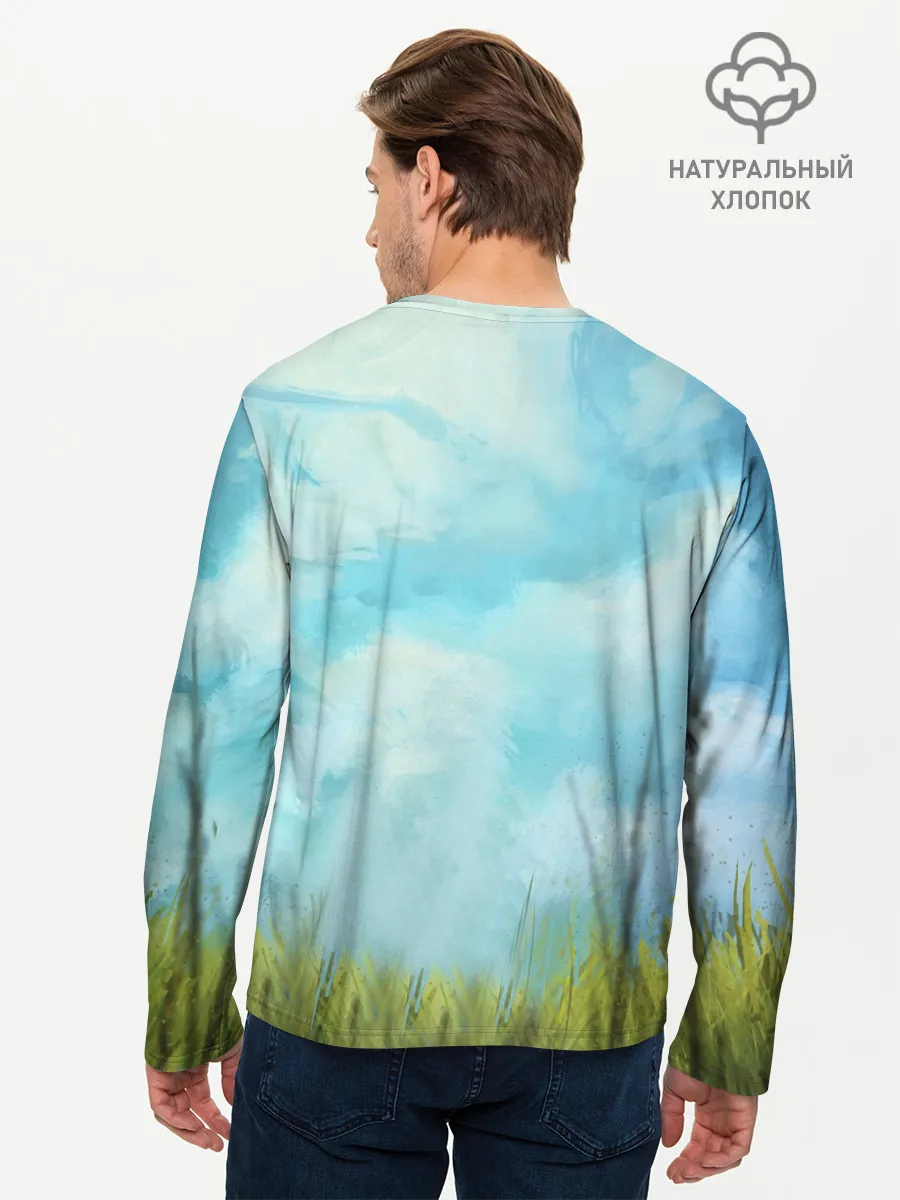 Мужской лонгслив базовый / Cloud ART