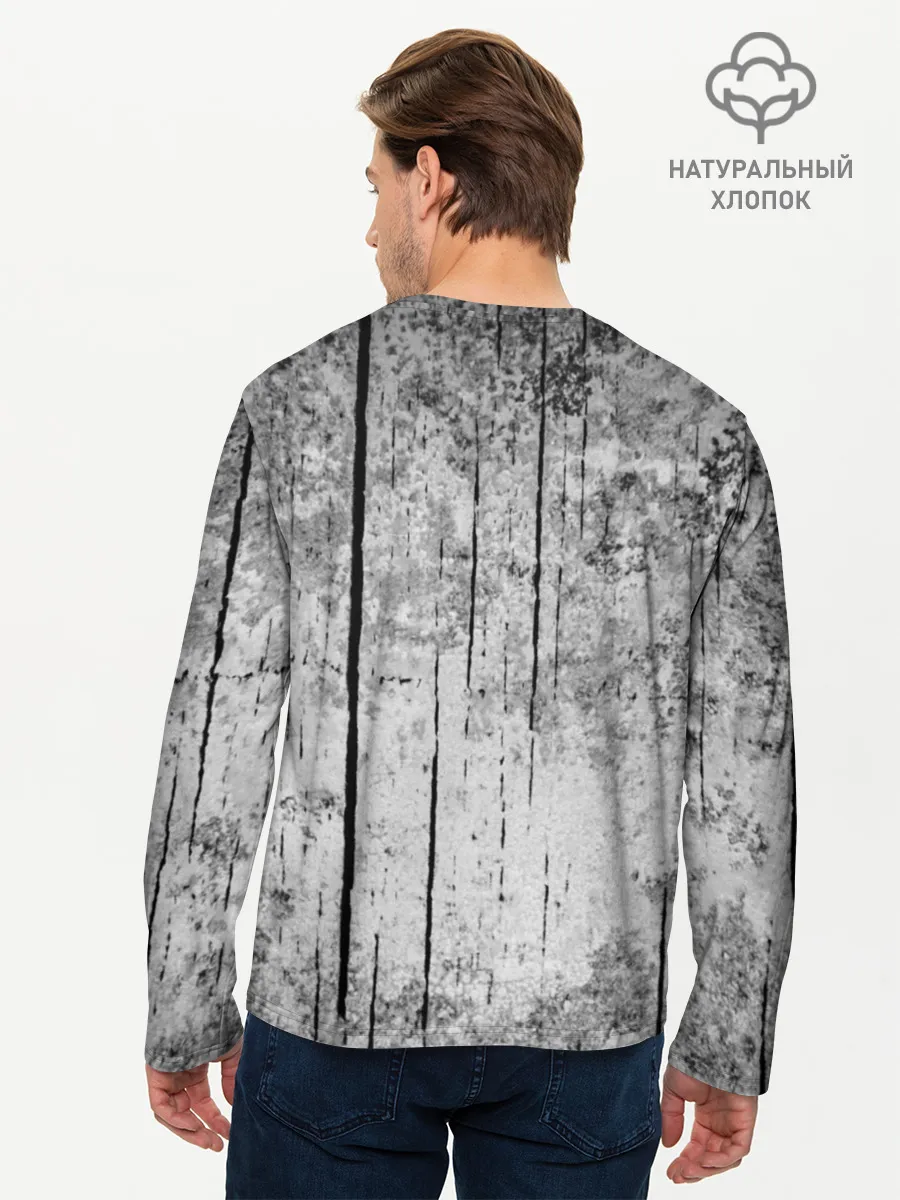 Мужской лонгслив базовый / Грустная Панда