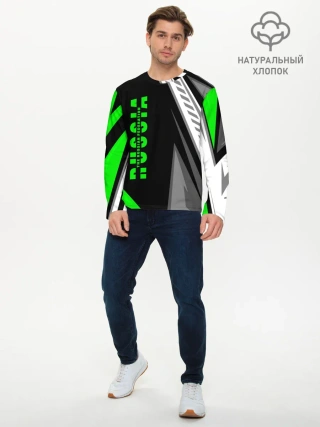 Мужской лонгслив базовый / Russia