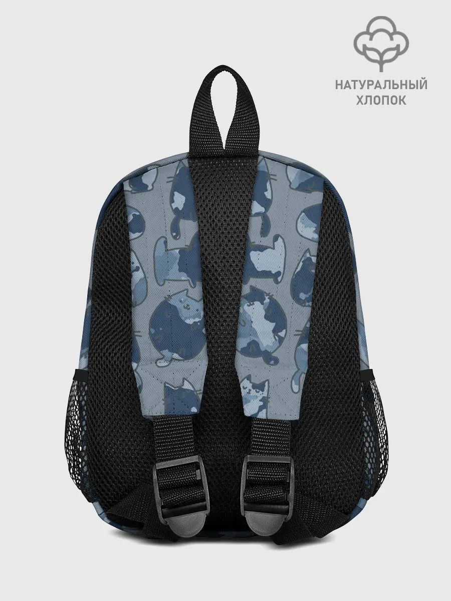 Рюкзак детский / Камуфляж с котиками